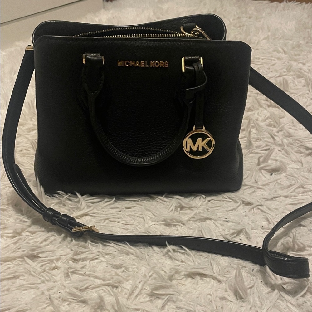 Michael Kors Small Black Satchel Bag